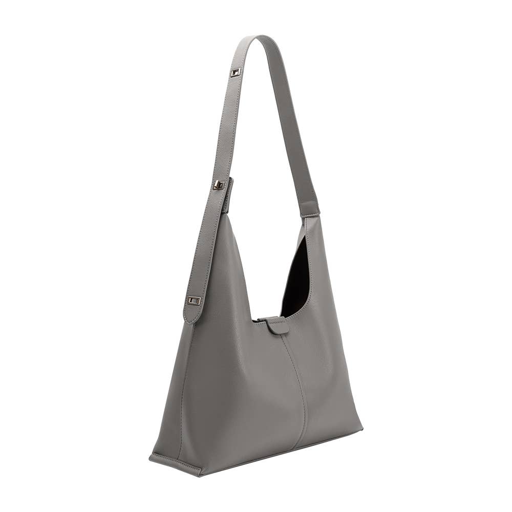 Carmen Gray Recycled Vegan Shoulder Bag