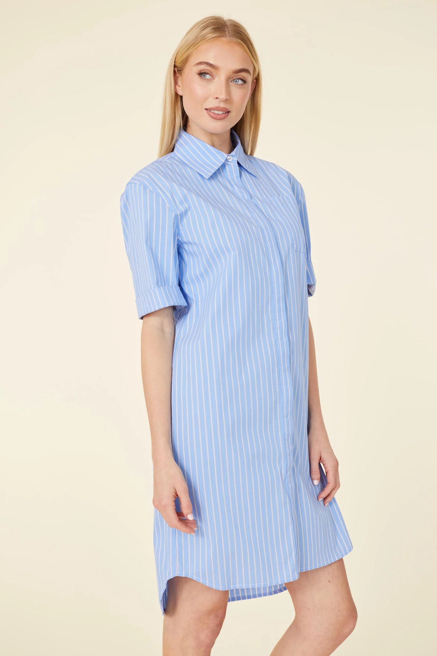 Blue/White Stripe Dress
