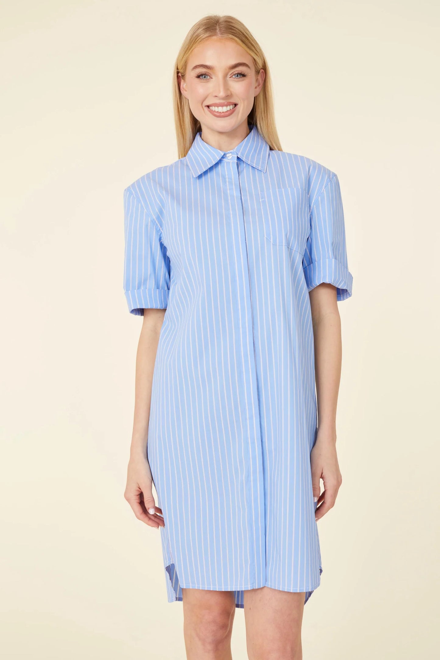 Blue/White Stripe Dress