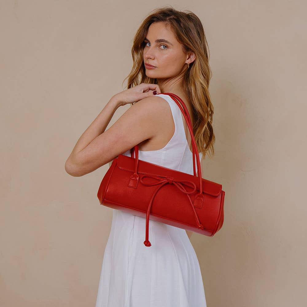 Bowie Black Recycled Vegan Shoulder Bag