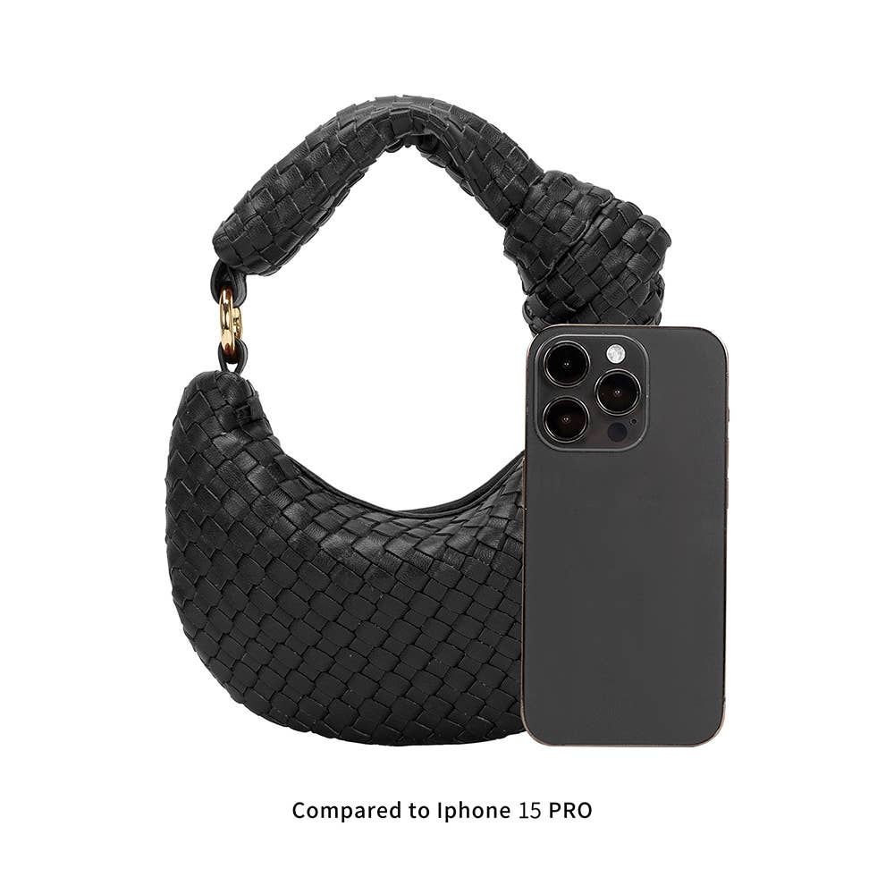 Brigitte Black Charm Vegan Bag