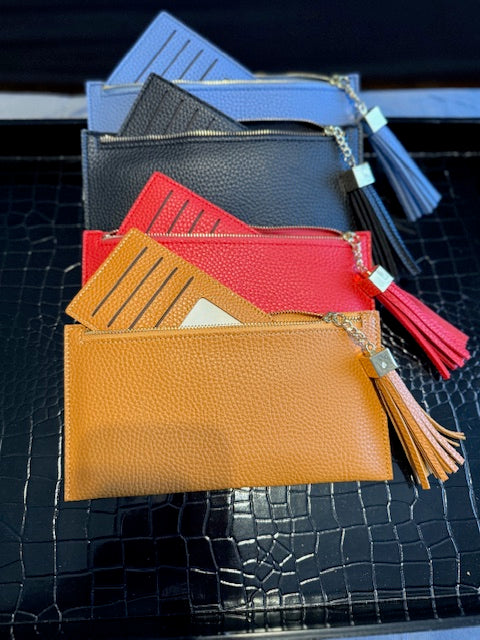 Leather Zip Wallet & Card Case