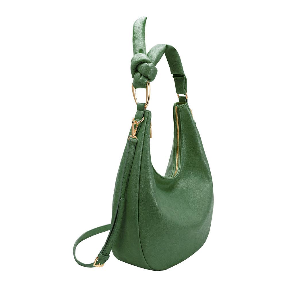 Lilie Green Vegan Shoulder Bag