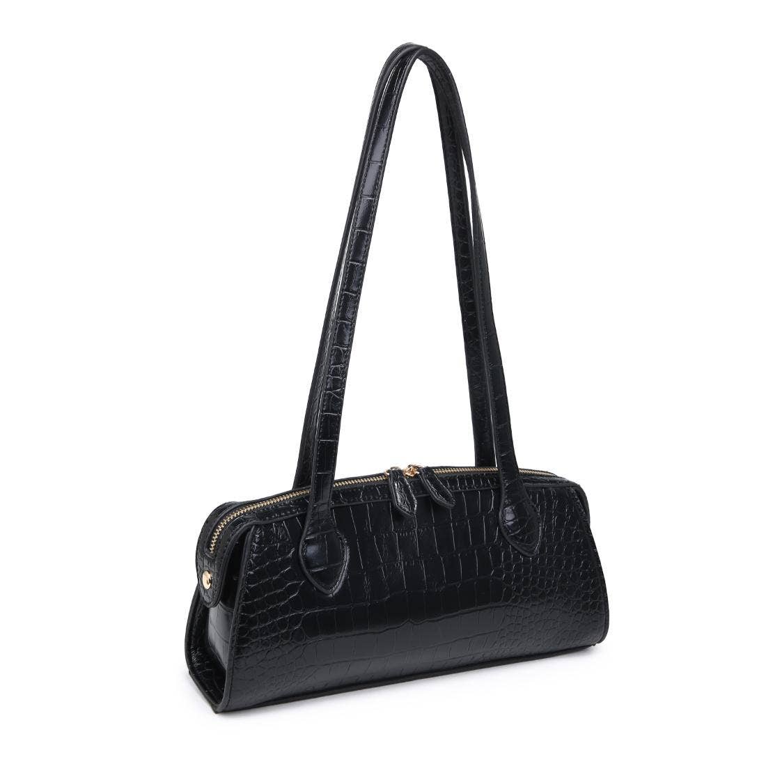 Midnight Leather Shoulder Bag