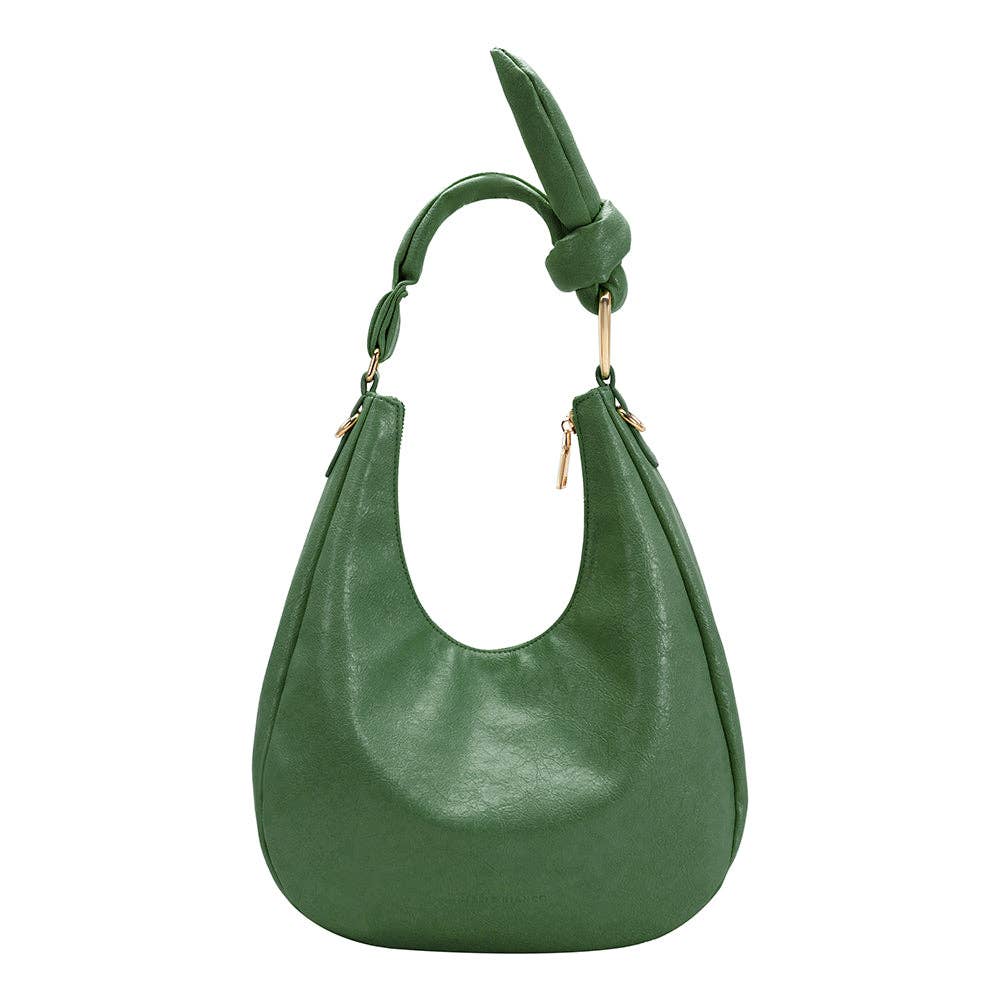 Lilie Green Vegan Shoulder Bag
