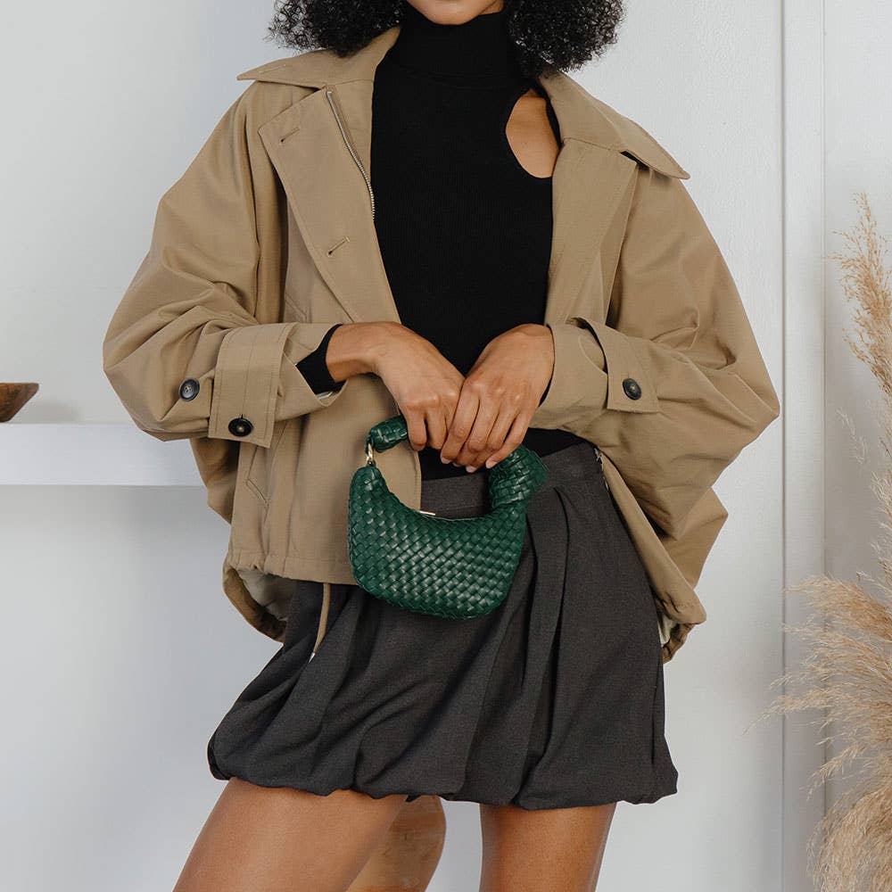Brigitte Black Charm Vegan Bag