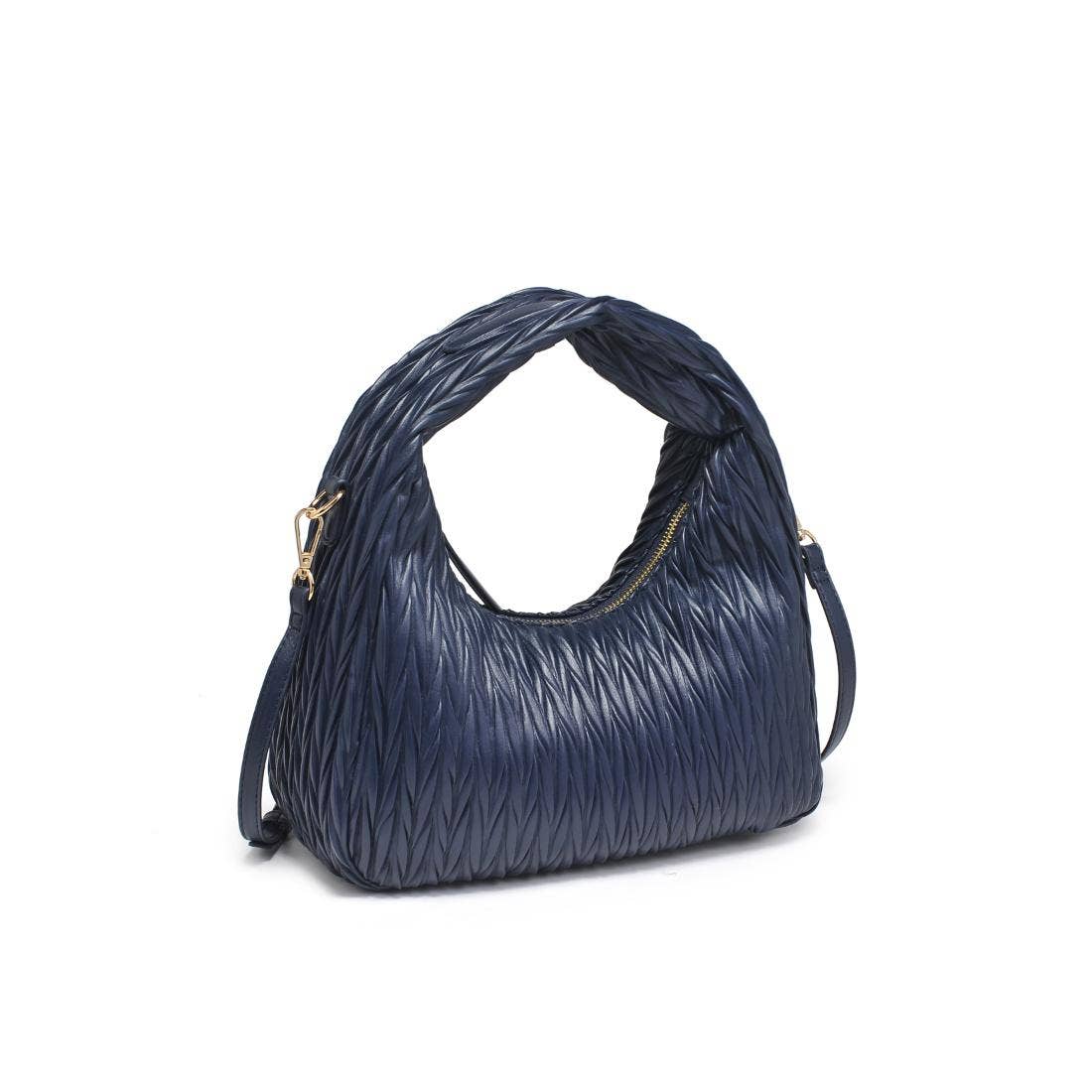 Midnight Vegan Leather Crossbody