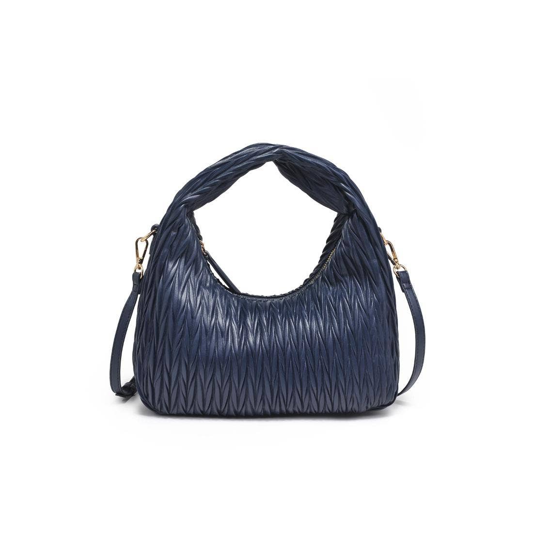 Midnight Vegan Leather Crossbody