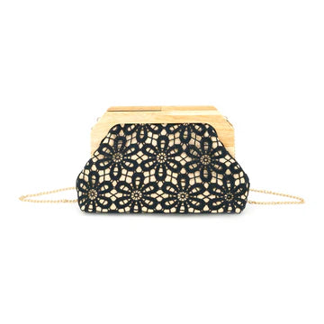 Black Terra Clutch Bag