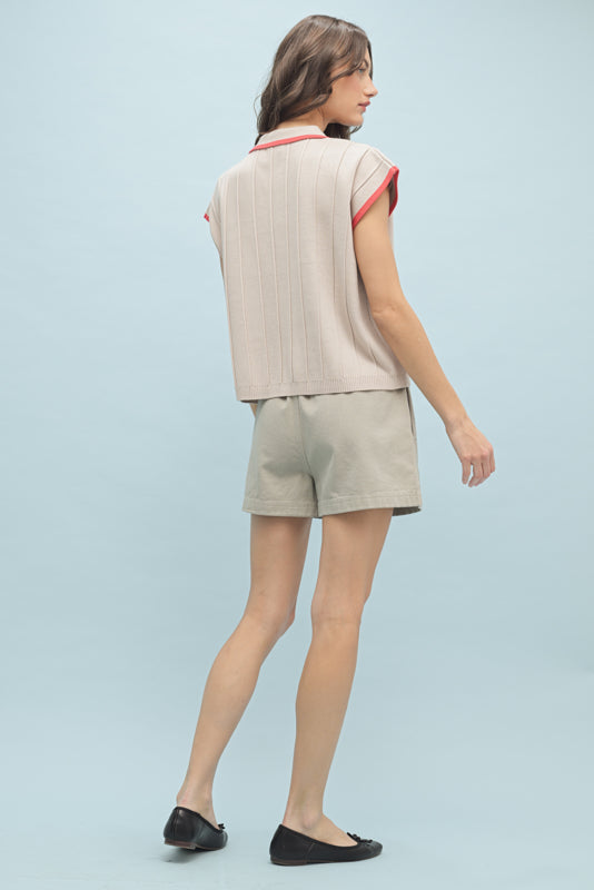 Champagne-Poppy Sweater