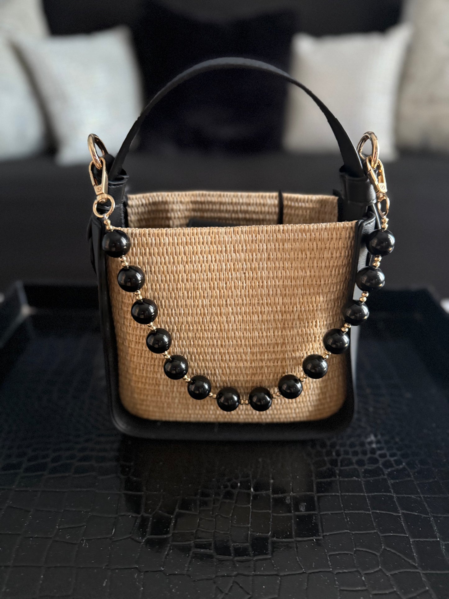 White or Black Carly Bag