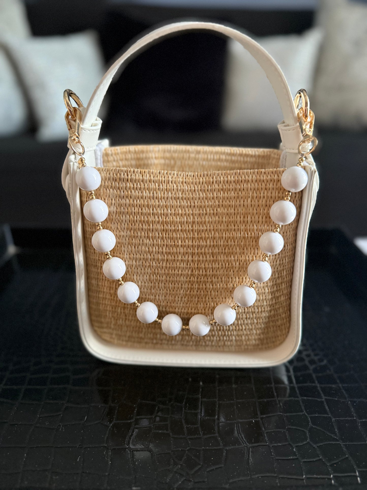 White or Black Carly Bag