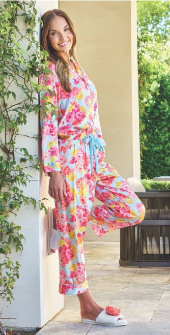 Long Sleeve Top and Capri Pant PJs