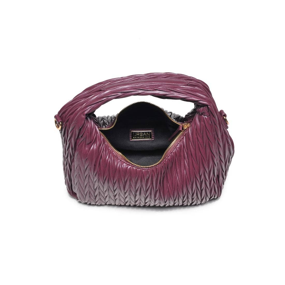 Wine Vegan Leather Crossbody