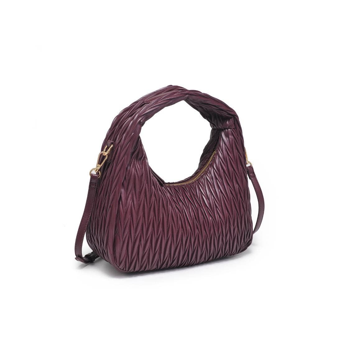 Wine Vegan Leather Crossbody