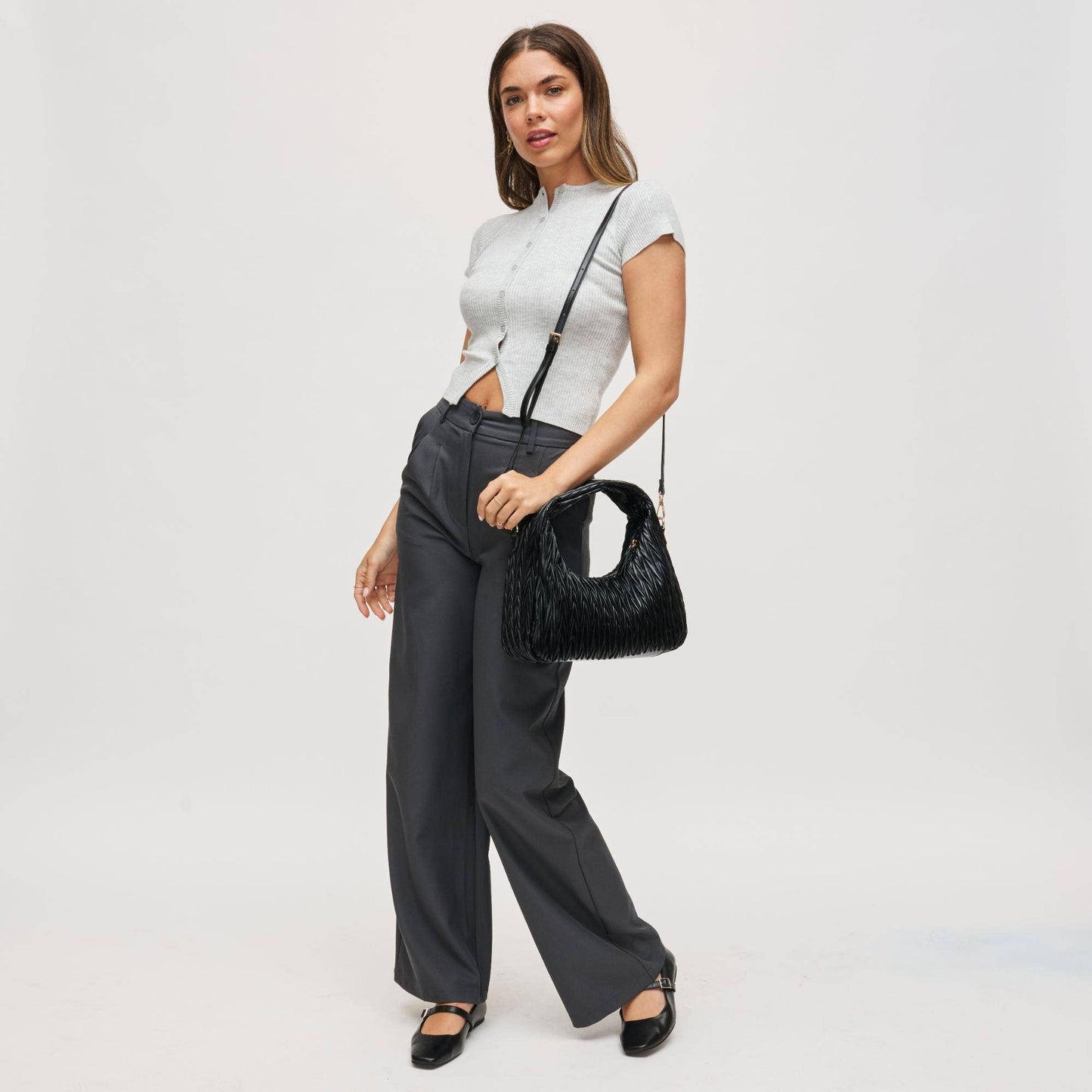 Amara CrossbodyPurse: Black