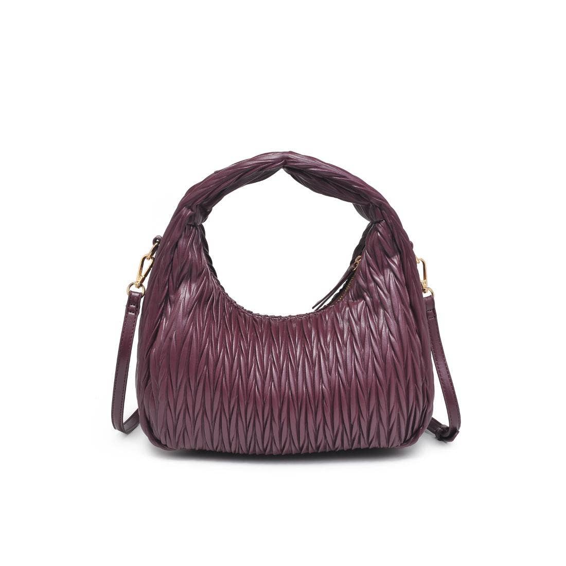 Wine Vegan Leather Crossbody