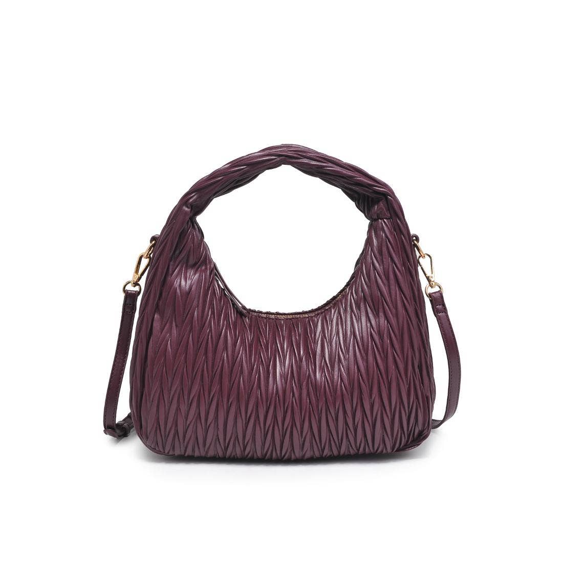 Wine Vegan Leather Crossbody